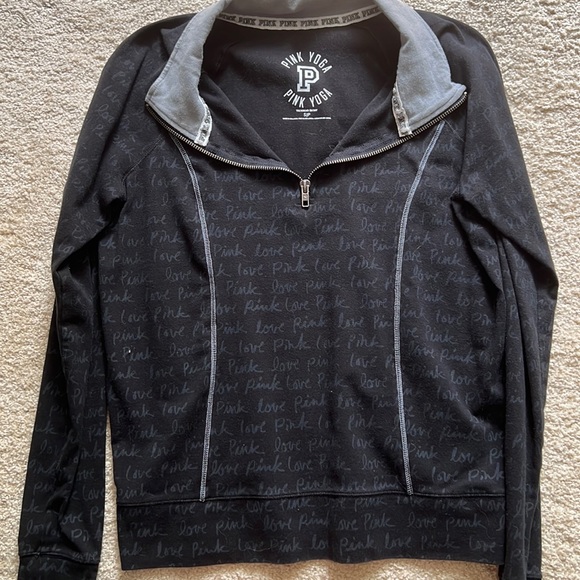 Victoria’s Secret PINK yoga half zip - Picture 1 of 3